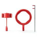 Dental X Ray Film Positioner Holder, Professional Intra Oral Positioning System Kit Red Type Holders Complete Kit, Molar Bite Block with Indicator Arm Aiming Ring-0