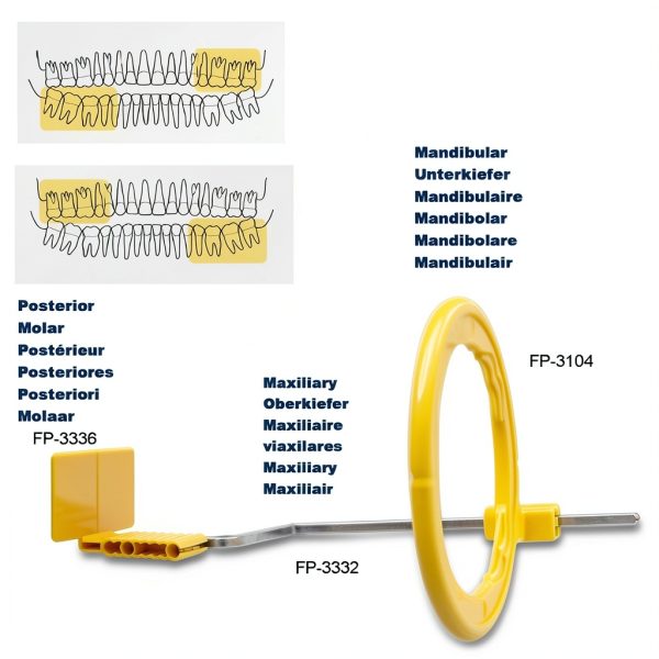 Dental Intra XRay Film Positioner Holders FPS3000 by Vocadok Kit-5