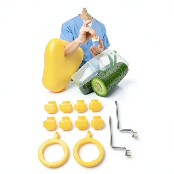 OralxRay Film Positioning System, DentalxRay Positioner Complete Kit, Clear Photography Heat Resistant Intra Oral Film Position Holder for Posterior Molars, Yellow-1