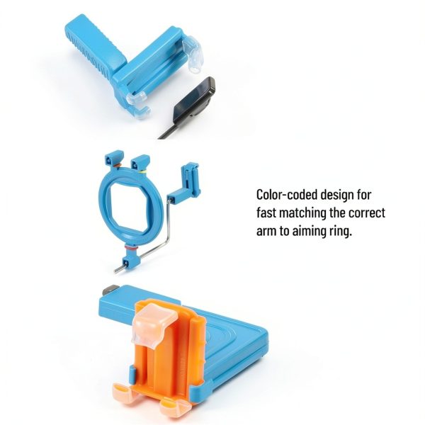 Dental Xray Positioning System Ver.2.0: Dental Xray Digital Sensor Holder Set with Aiming Rings & Indicator Arms for Anterior, Posterior and Bitewing-1