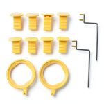 OralxRay Film Positioning System, DentalxRay Positioner Complete Kit, Clear Photography Heat Resistant Intra Oral Film Position Holder for Posterior Molars, Yellow-0